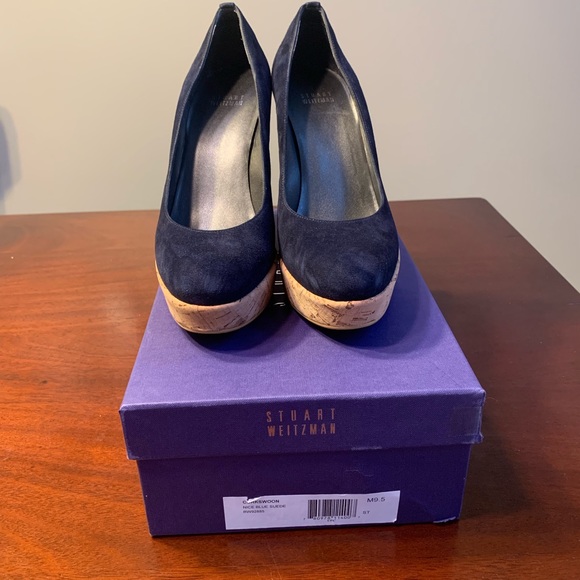 Stuart Weitzman Shoes - Stuart Weitzman • Corkswoon Wedge Pump • Sz 9.5
